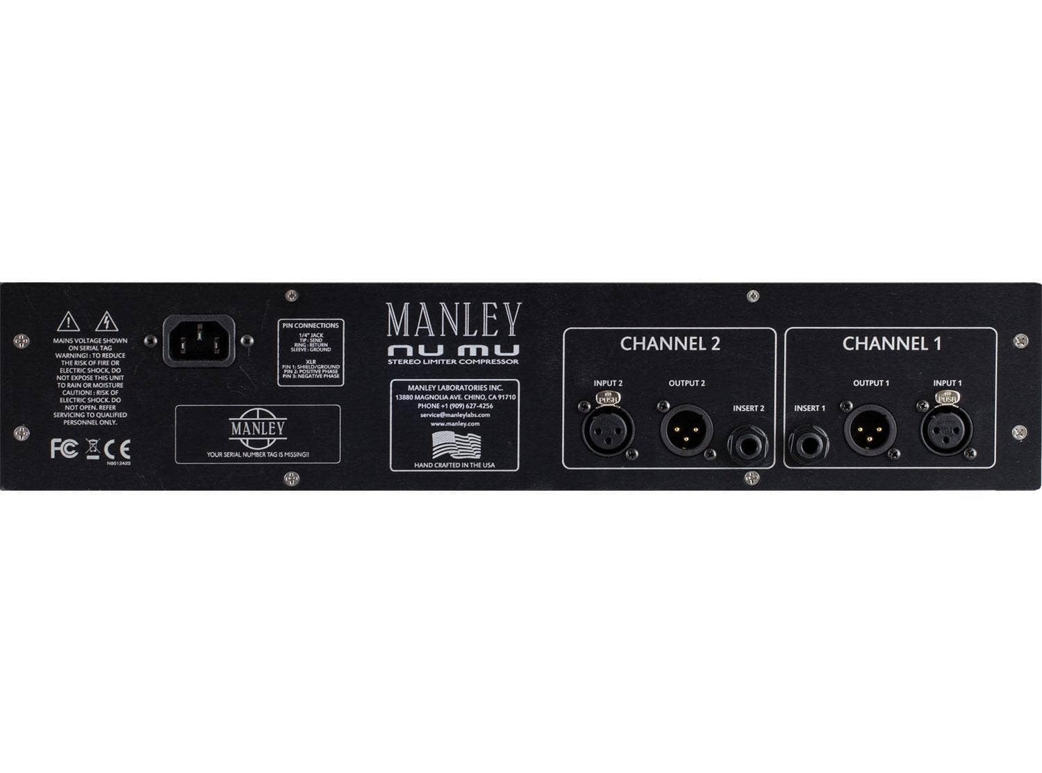 MANLEY NU MU ステレオ リミッター コンプレッサー Amazon | Manley Nu Mu ステレオリミッターコンプレッサー
